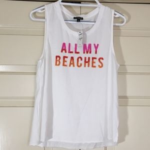 NWT! Express Sequined Tank Top. Sz. Small.